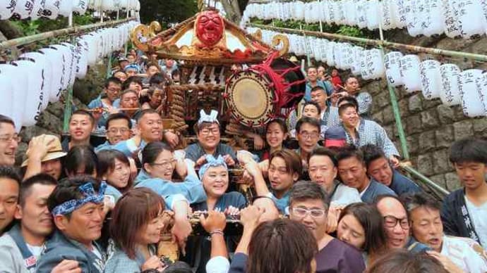 品川神社の例大祭を見学