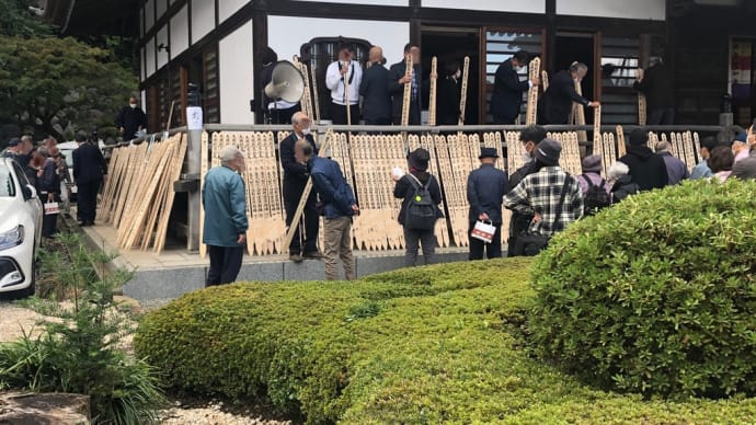 施餓鬼会へ