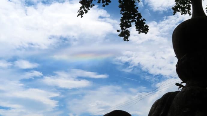 環水平アーク、彩雲と環天頂アーク