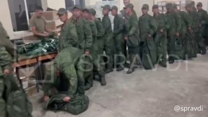 露軍からの北朝鮮の脱走兵18名、飯抜きだった様だ