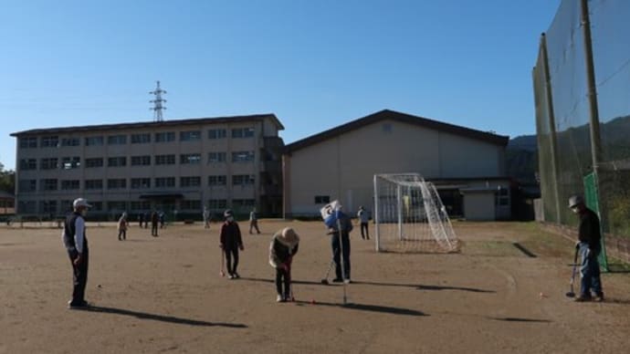 Gゴルフでお別れ会