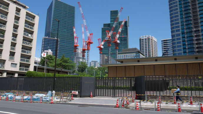 虎ノ門・麻布台プロジェクト(麻布台ヒルズ)B-1街区棟の進捗状況 2023年5月2日