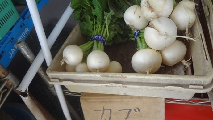 恒例土曜日の野菜購入。無人販売所