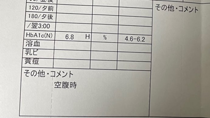 今日の定期検査の結果