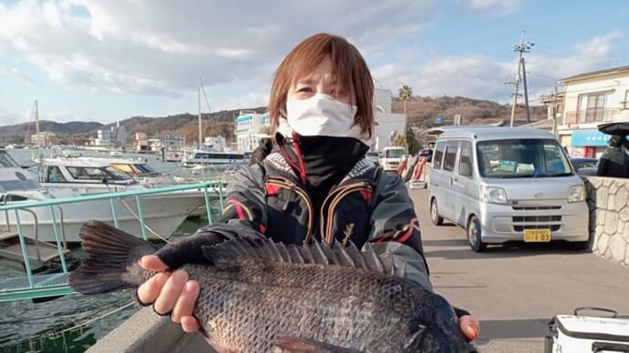 2023年初釣りー!