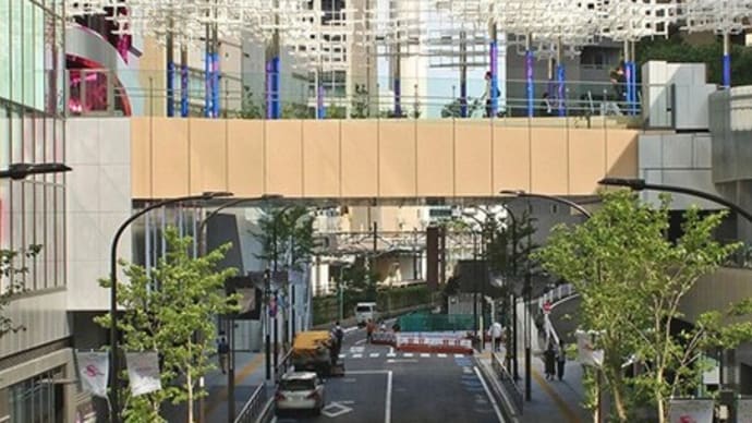 煙突のある景観 渋谷