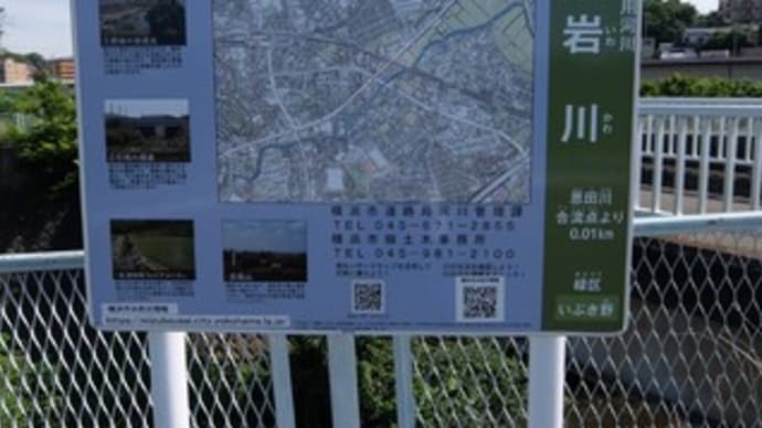 2023神奈川河川ポタリング『恩田川』③岩井川と合流~田園都市線東急田奈駅
