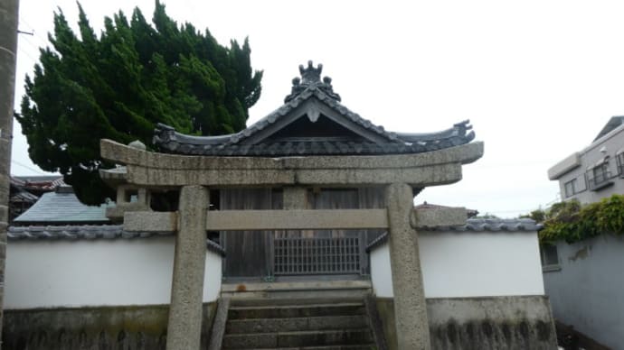 洲本市五色町都志の散策記 on 2023-6-14&6-15 その14 新在家金毘羅神社