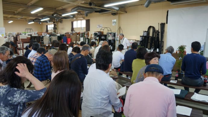 那須ヒロガーデンバラ講習会(元京成バラ園・鈴木満男先生)