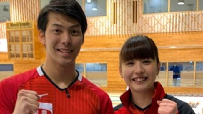 松村・谷田組の連覇なるか? カーリングミックスダブルス選手権