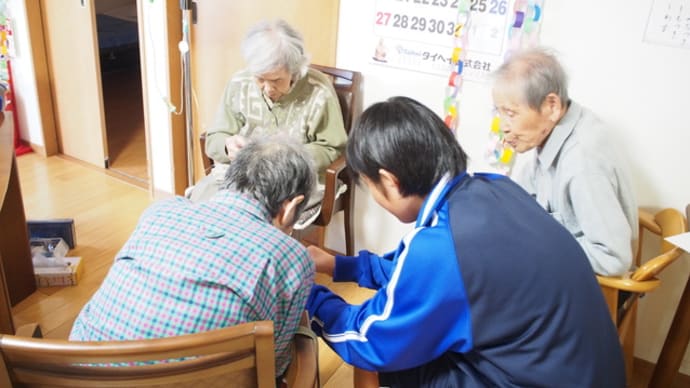 福祉体験に来てくれました