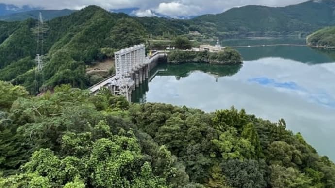 ダム訪問「早明浦ダム（さめうらだむ）」２〔高知県土佐町・本山町〕ダムカード有り