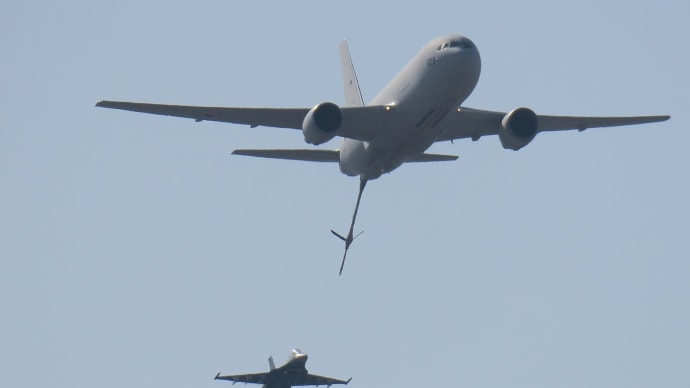 【G3X撮影速報】小牧基地航空祭2024【３】KC-767空中給油輸送機給油展示(2024-03-03)