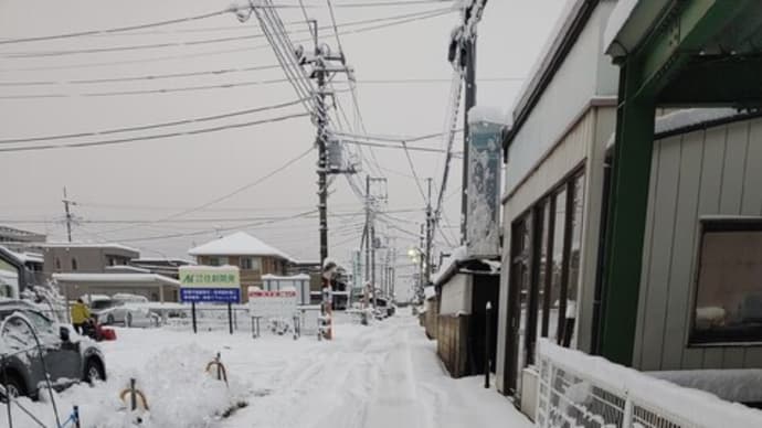 【南岸低気圧】群馬県沼田市は15cm程の積雪