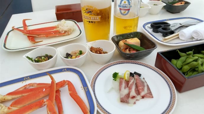 今年初のビアガーデンへ