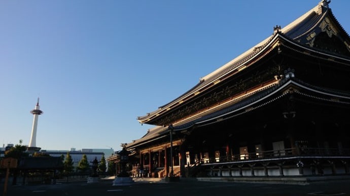 京の街を照らす