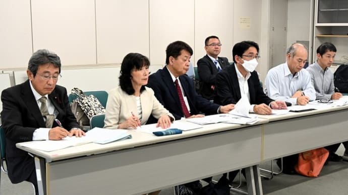 地下水を枯渇から守るために「将来予測」の早急な実施を・・・県へ地下水保全を要望