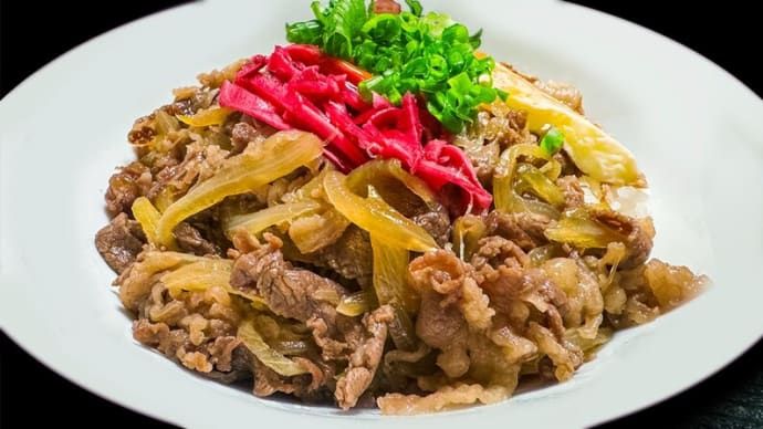 玉葱だく牛丼 ~和牛の切り落としを使って調理時間15分~