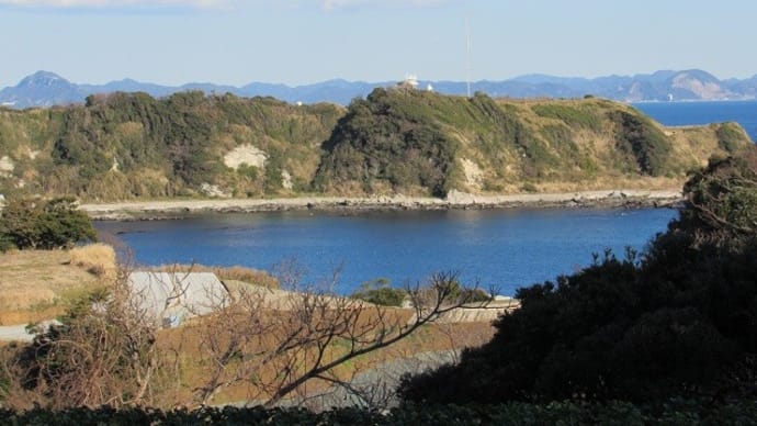 畑がいっぱいの宮川公園(三浦市)近くでお散歩