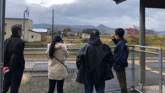 マーロウさん、秋田訪問