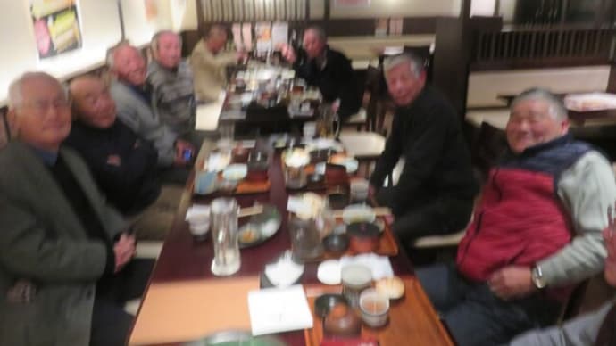 今日は、元カタール製鉄所建設部の忘年会