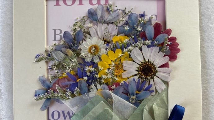 押し花ブーケ💐
