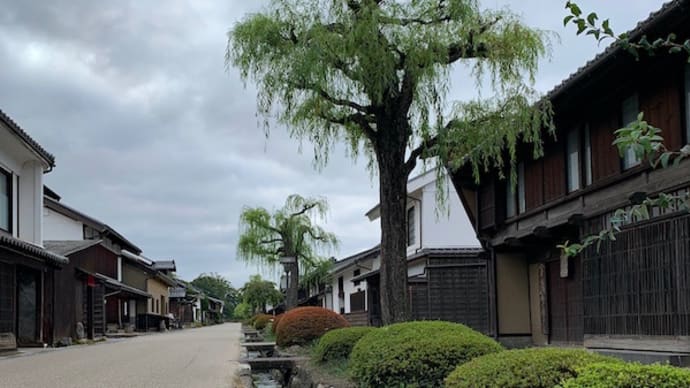 海野宿 朝景色
