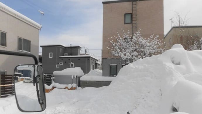 2日連続--本部#除雪