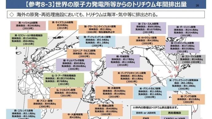 福島原発事故処理水で田中優子氏がサンデーモーニングで環境への影響とか言い出したが環境負荷は、在りません。