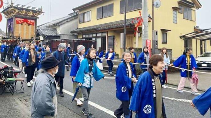 滋賀・日野祭の曳山(ひきやま)修理完了 町内で試し曳きを実施(滋賀県日野町)