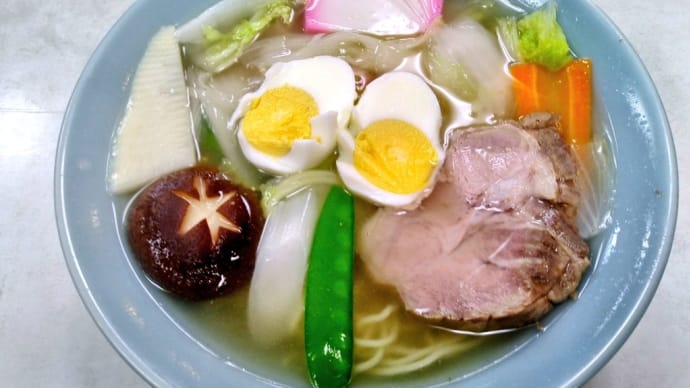 百二十三杯目 静岡市清水区 ふじ乃や 中華五目そば