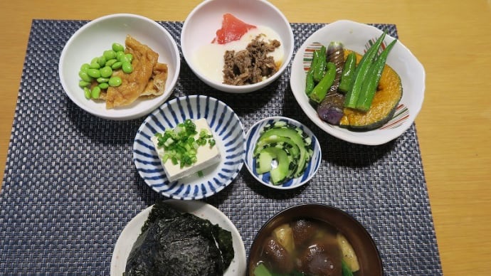 炊屋食堂の田舎定食・夏・・・田舎の懐かしい味。