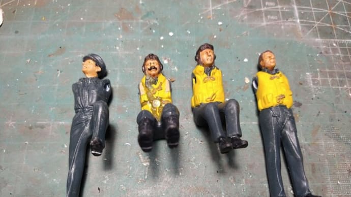 エアフィックス1/24 デ・ハビランド モスキートFB.Ⅵ 製作記#3・フィギュアの製作③