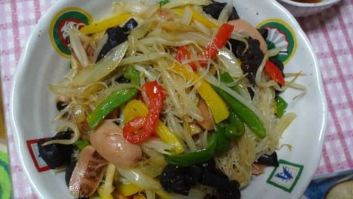 野菜たっぷりビーフン