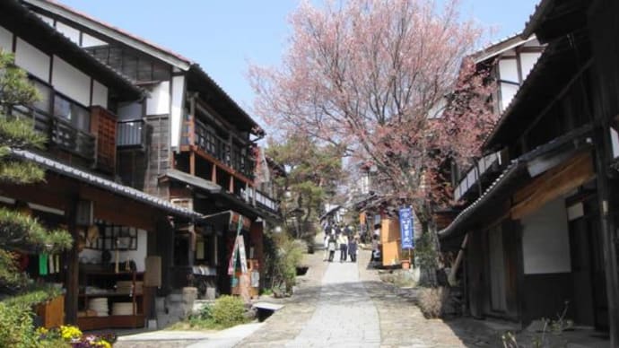 岐阜県 中山道 馬籠宿(まごめじゅく)日本の風景