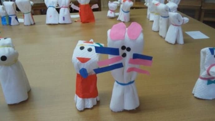 キッチンペーパータオルで作る動物(キッチンペーパーアニマル)