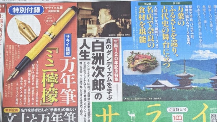 『サライ』ミニ万年筆 檸檬