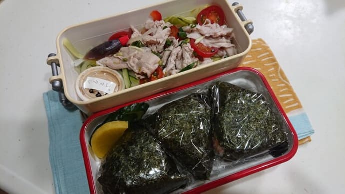 孫お弁当　おにぎり・豚冷しゃぶ弁当