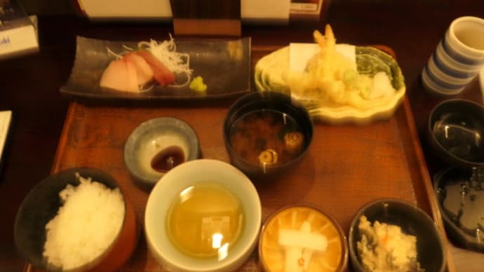 旬菜美酒 「さがみ」三宮地下街店でのランチ on 2024-12-6