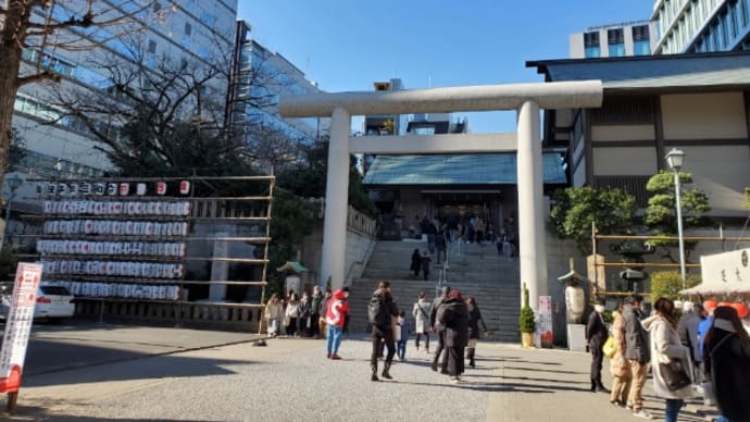 １月２日は昨年の御礼参りと初詣。