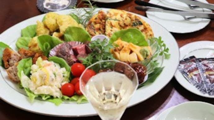 スーパーの惣菜でワンプレート