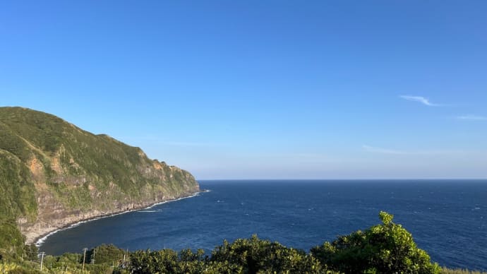 藍ケ江の海✨4月26日(土)☀️ 夕焼け空に夕日がチラッと☀️