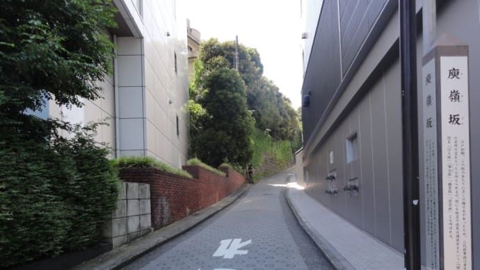 庚嶺坂 (ゆれいさか)を登った所に神楽坂若宮八幡宮!住宅街のど真ん中に有ります!