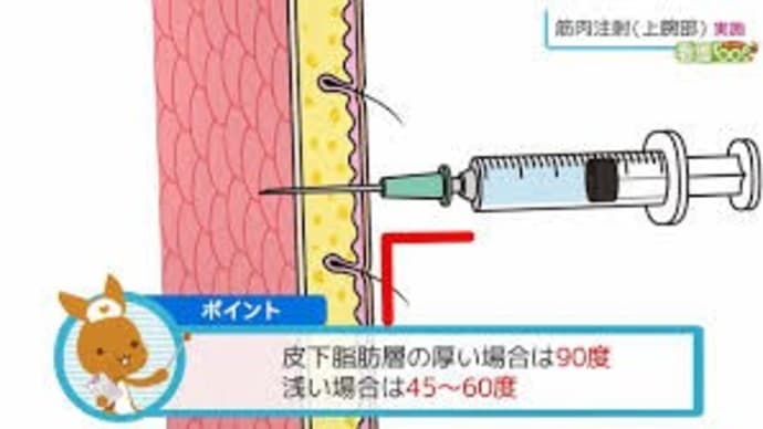 筋肉注射が痛いのではない