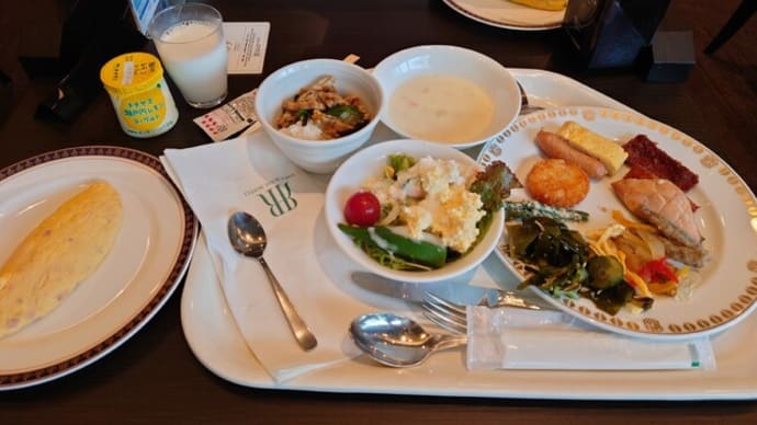 朝食ビュッフェ