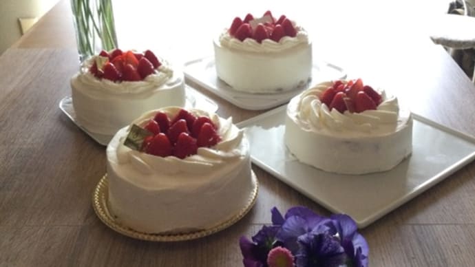 苺のショートケーキレッスン