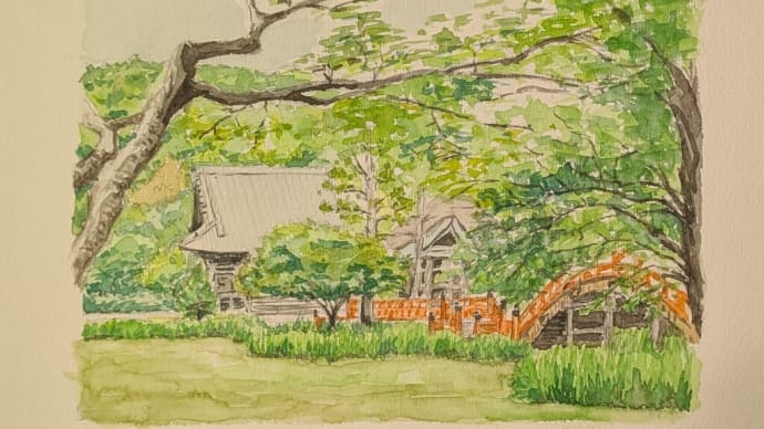 2025. 6.18 : 6.14写生会(金沢文庫 称名寺)