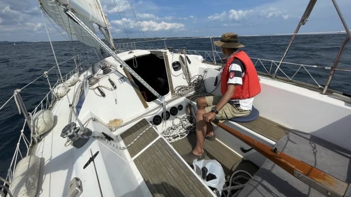 Sailing in a moderate breeze