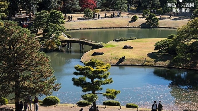 六義園、晩秋景。