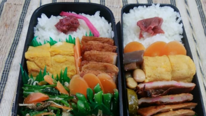 今日の弁当